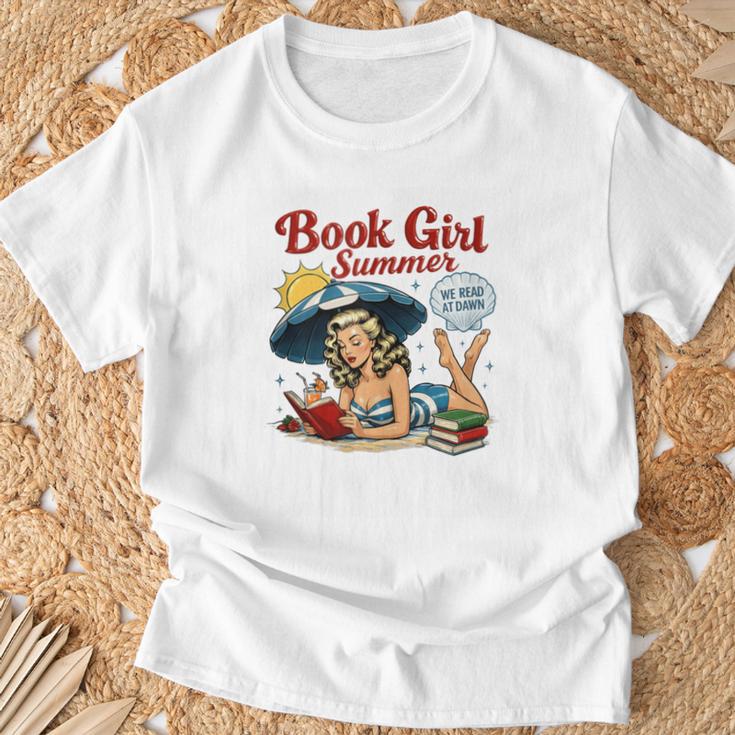 Book Girl Summer We Read At Dawn T-Shirt Gifts for Old Men Book Girl Summer We Read At Dawn T-Shirt Gifts for Old Men