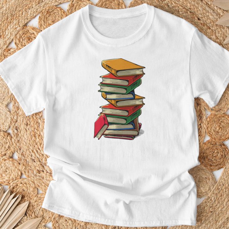 Book Lover For Bookworm Reading Lover Men Women Premium Tri-Blend T-Shirt Gifts for Old Men