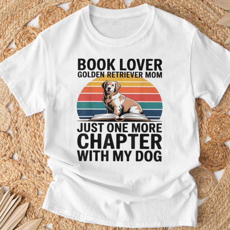 Book Lover Golden Retriever Mom Just One More Chapter T-Shirt Gifts for Old Men Book Lover Golden Retriever Mom Just One More Chapter T-Shirt Gifts for Old Men