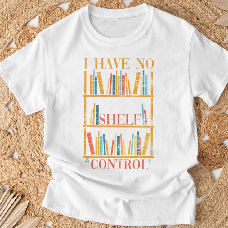 Book Nerd I Have No Shelf Control Library Reading T-Shirt Gifts for Old Men Book Nerd I Have No Shelf Control Library Reading T-Shirt Gifts for Old Men