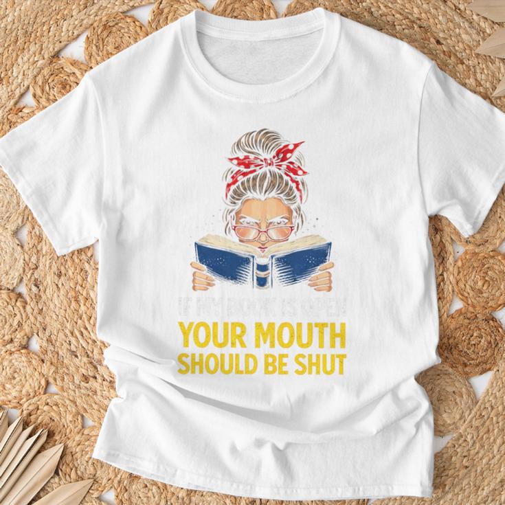 If My Book Is Open Reader Premium Tri-Blend T-Shirt Gifts for Old Men If My Book Is Open Reader Premium Tri-Blend T-Shirt Gifts for Old Men