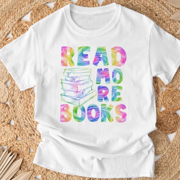 Book Reading Club Tie Dye Book Lovers Librarians T-Shirt Gifts for Old Men