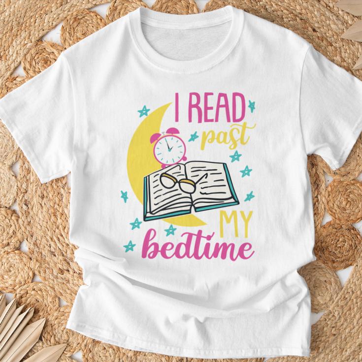 Book Reading I Read Past My Bedtime T-Shirt Gifts for Old Men Book Reading I Read Past My Bedtime T-Shirt Gifts for Old Men