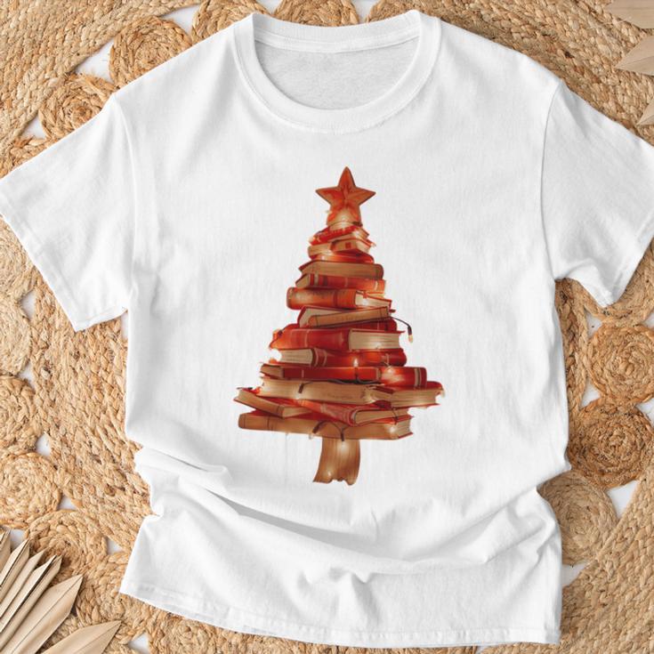 All Booked For Christmas Book Premium Tri-Blend T-Shirt Gifts for Old Men