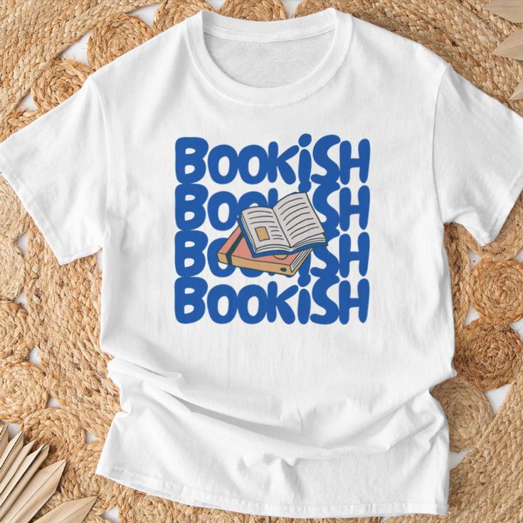 Bookish Fun Inspiring Women Reading Books T-Shirt Gifts for Old Men