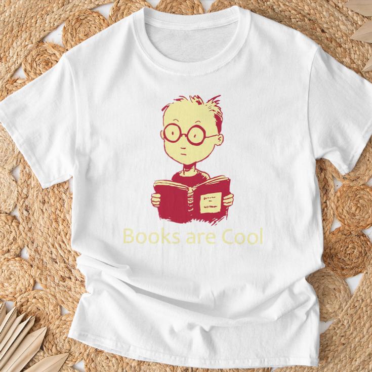 Books Are Cool Fun Reading Premium T-Shirt Gifts for Old Men Books Are Cool Fun Reading Premium T-Shirt Gifts for Old Men