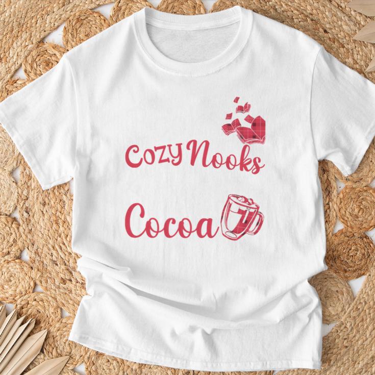 Books Cozy Nooks And Hot Cocoa Cute Fall Booklover T-Shirt Gifts for Old Men Books Cozy Nooks And Hot Cocoa Cute Fall Booklover T-Shirt Gifts for Old Men