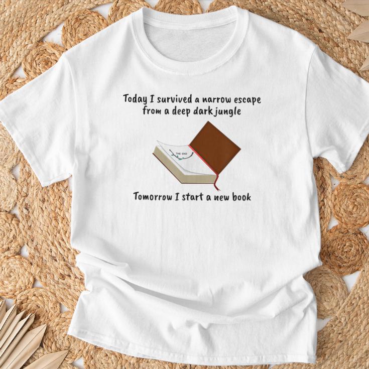 Books And Reading Exciting Jungle Escape T-Shirt Gifts for Old Men