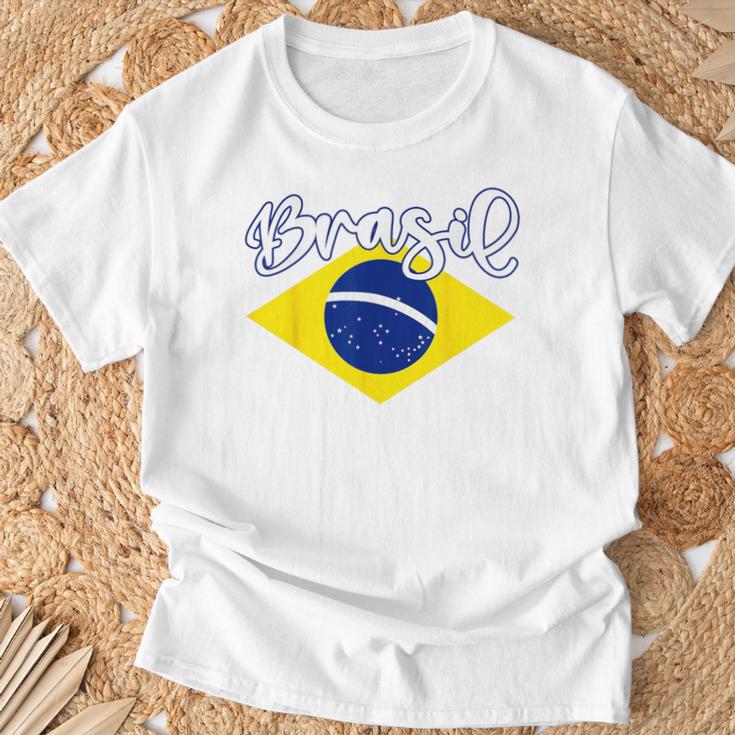 Brazilian Flag Colors National Brazil Brasil Tシャツ 高齢者への贈り物