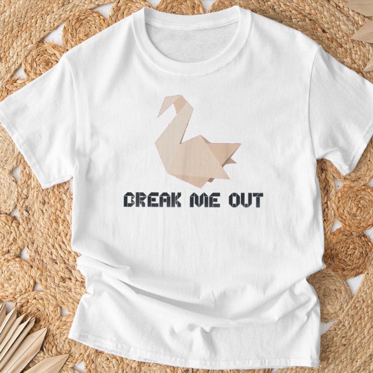 Break Me Out Of This Prison 折り紙 Tシャツ 高齢者への贈り物