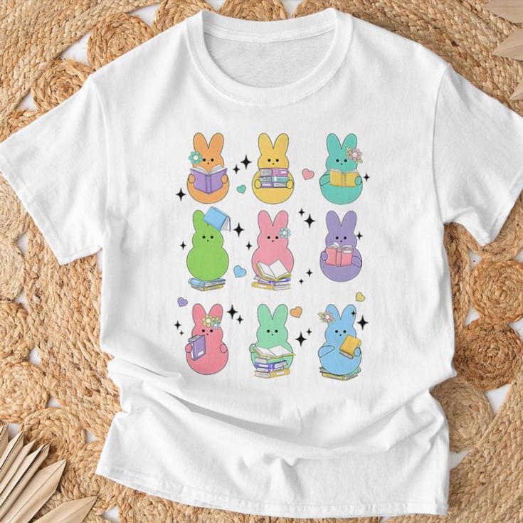 Bunny Reading Books Easter Day Librarian Teacher Book Premium Tri-Blend T-Shirt Gifts for Old Men Bunny Reading Books Easter Day Librarian Teacher Book Premium Tri-Blend T-Shirt Gifts for Old Men