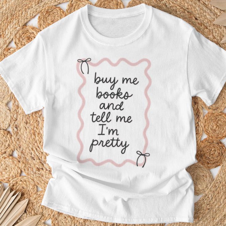 Buy Me Books And Tell Me I'm Pretty Book Lover Tee Premium Tri-Blend T-Shirt Gifts for Old Men Buy Me Books And Tell Me I'm Pretty Book Lover Tee Premium Tri-Blend T-Shirt Gifts for Old Men