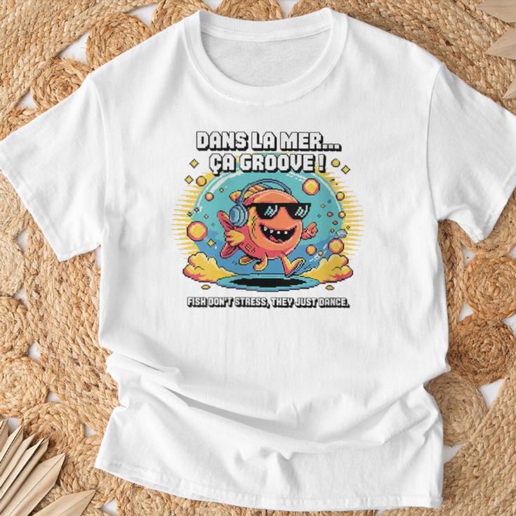 Cadeauympa Amateur Des Poissons Poisson Rigolo Humeur T-Shirt Cadeaux pour les vieillards