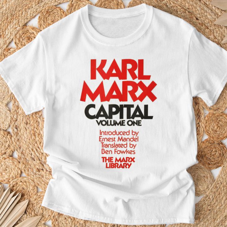 Capital Karl Marx Vintage Book Cover T-Shirt Gifts for Old Men Capital Karl Marx Vintage Book Cover T-Shirt Gifts for Old Men