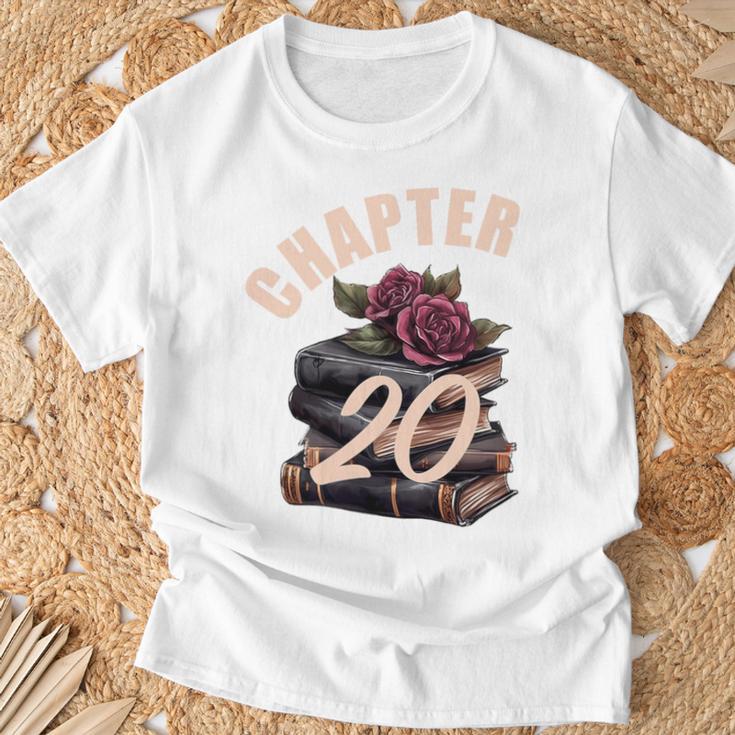 Chapter 20 20th Birthday Women Book Lovers Its My Birthday Premium Tri-Blend T-Shirt Gifts for Old Men