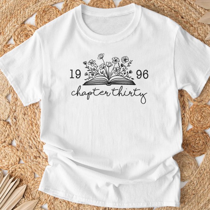 Chapter Thirty 30 Cute 30th 1996 Birthday Book Lovers T-Shirt Gifts for Old Men