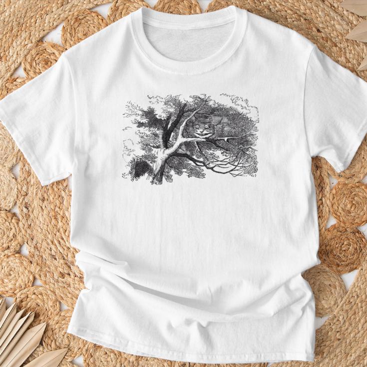 Cheshire Cat Alice In Wonderland Classic Book Premium Tri-Blend T-Shirt Gifts for Old Men