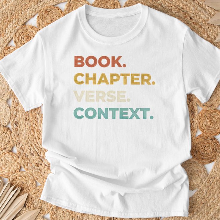 Christian Bible Study Book Chapter Verse Context Scripture Premium Tri-Blend T-Shirt Gifts for Old Men