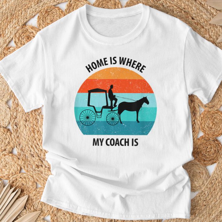 Coachman 馬車 馬車 職業格言 Tシャツ 高齢者への贈り物