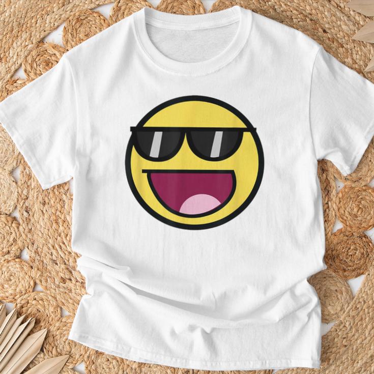 Cool Epic Face サングラス グラフィック シェード ファニー ミーム Tシャツ 高齢者への贈り物