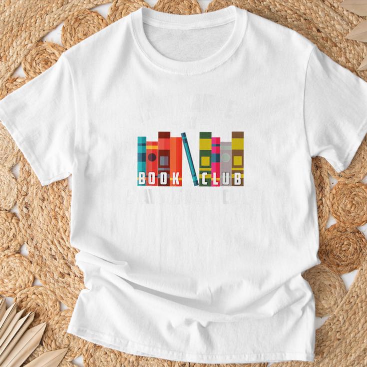 Cool What Happens At Book Club Stays At Book Club Shirt T-Shirt Gifts for Old Men