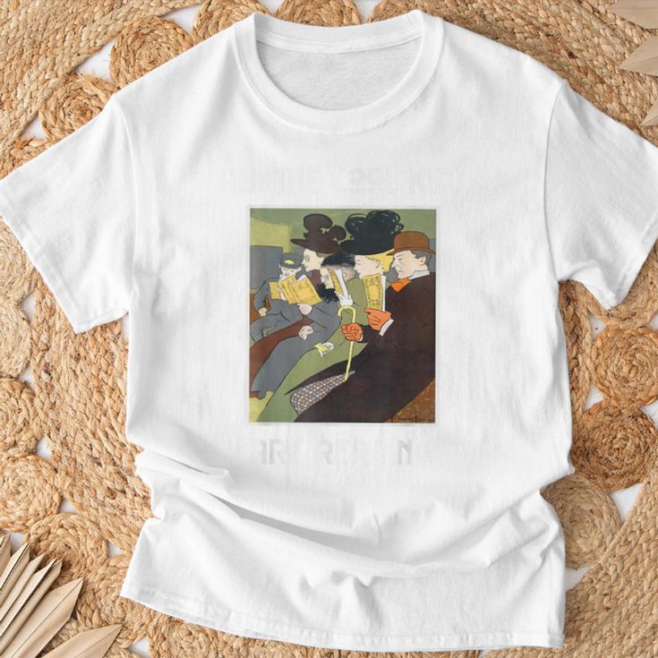 All The Cool Kids Are Reading Book Lovers Book Nerds T-Shirt Gifts for Old Men