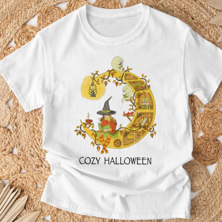 Cozy Halloween Coloring Book Adult Coloring T-Shirt Gifts for Old Men