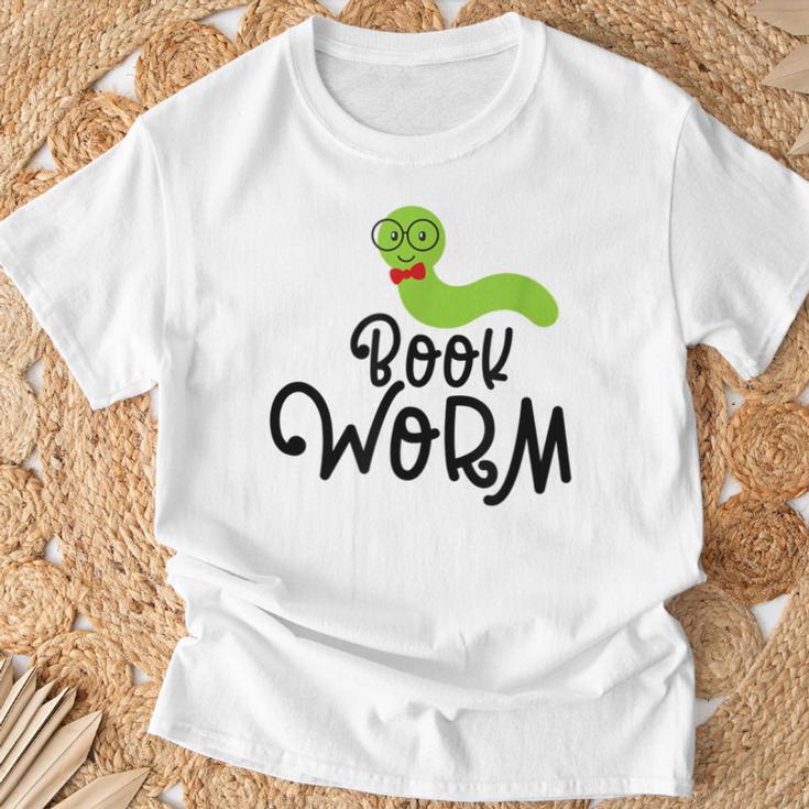 Cute Book Worm Reading Lovers T-Shirt Gifts for Old Men Cute Book Worm Reading Lovers T-Shirt Gifts for Old Men