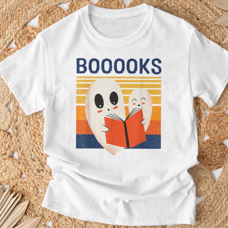 Cute Ghost Book Reading Halloween Teacher Puns Booooks Men Women Kids T-Shirt Gifts for Old Men Cute Ghost Book Reading Halloween Teacher Puns Booooks Men Women Kids T-Shirt Gifts for Old Men