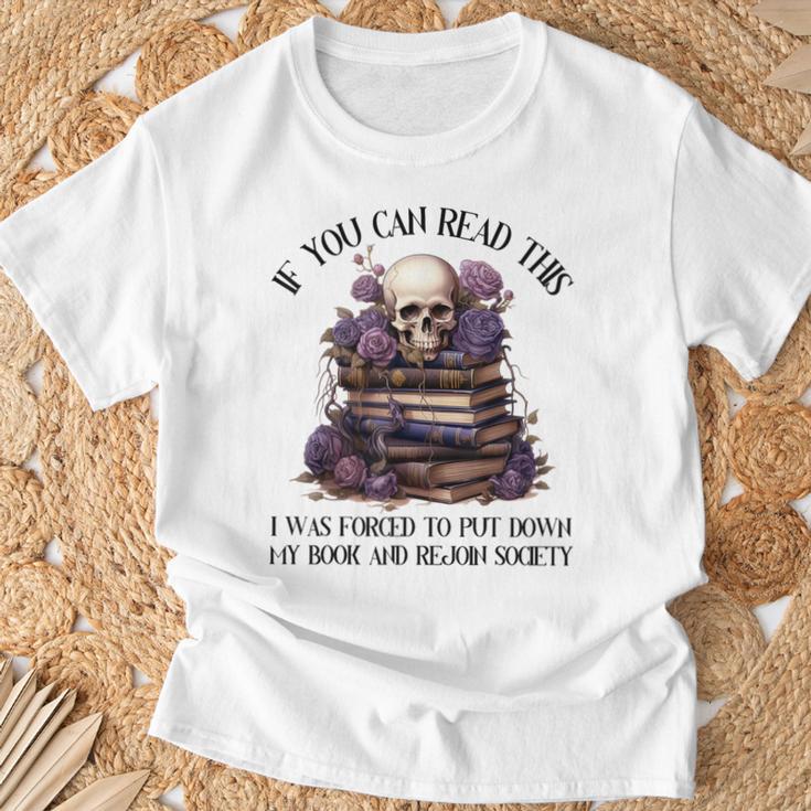 Dark Romance Merch I Put Down My Book Lover Spicy Skeleton T-Shirt Gifts for Old Men Dark Romance Merch I Put Down My Book Lover Spicy Skeleton T-Shirt Gifts for Old Men