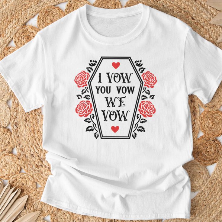 Dark Romance I Vow You Vow We Vow Merch Smutty Book Lovers T-Shirt Gifts for Old Men Dark Romance I Vow You Vow We Vow Merch Smutty Book Lovers T-Shirt Gifts for Old Men