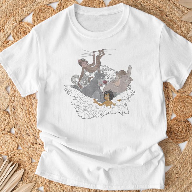Disney The Jungle Book Tropical Group Poster T-Shirt Gifts for Old Men Disney The Jungle Book Tropical Group Poster T-Shirt Gifts for Old Men