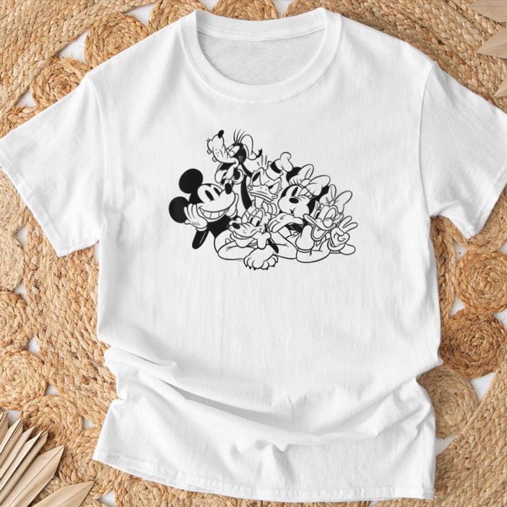 Disney Mickey And Friends Coloring Book T-Shirt Gifts for Old Men