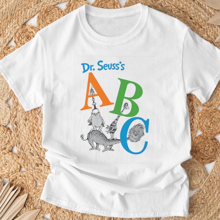 Dr Seuss ABC Book Cover Premium Tri-Blend T-Shirt Gifts for Old Men