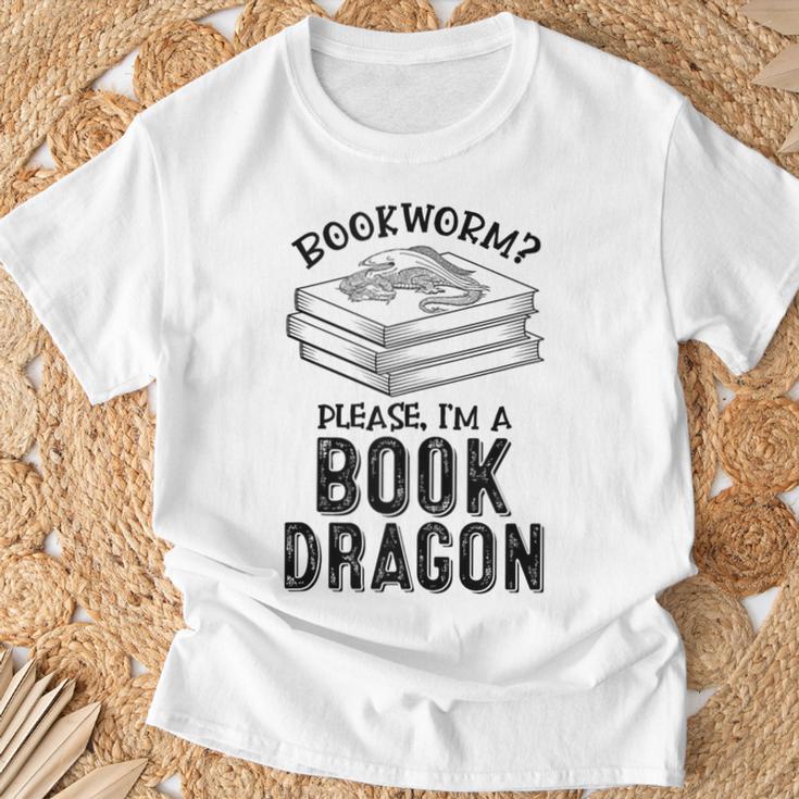 Dragon Literary Readers Book Themed Lovers Book Dragon T-Shirt Gifts for Old Men Dragon Literary Readers Book Themed Lovers Book Dragon T-Shirt Gifts for Old Men