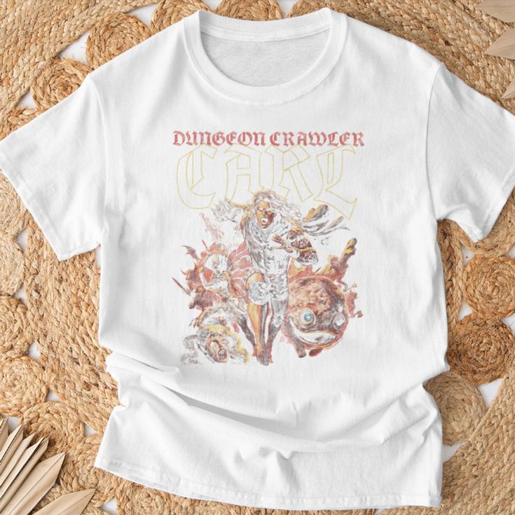 Dungeon Crawler Carl The Inevitable Ruin Cover LitRPG Book T-Shirt Gifts for Old Men