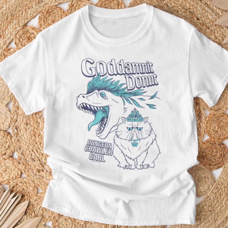 Dungeon Crawler Carl Princess Donut And Mongo Drawing Book T-Shirt Gifts for Old Men