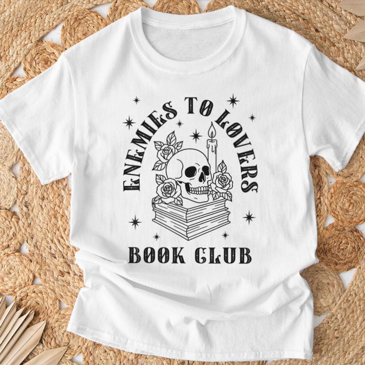 Enemies To Lover Book Club Dark Romance Bookish Merch Women T-Shirt Gifts for Old Men