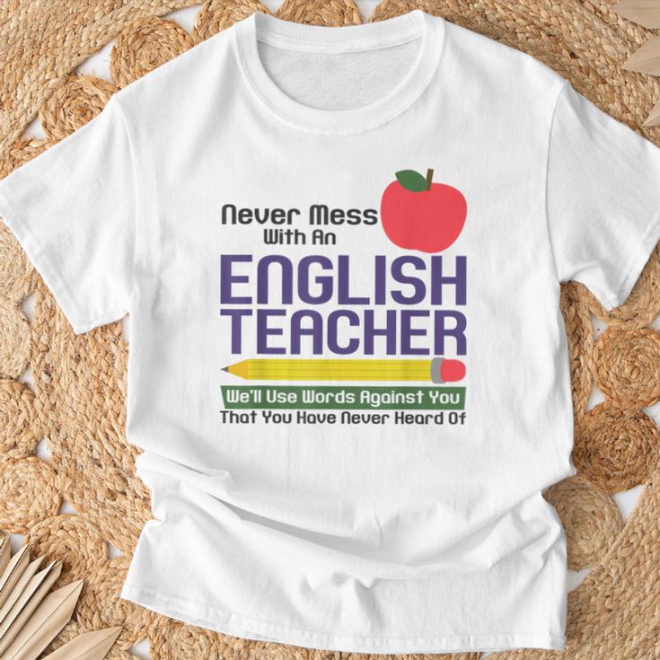 English Teacher Humor Reading Books Vocabulary Grammar T-Shirt Gifts for Old Men English Teacher Humor Reading Books Vocabulary Grammar T-Shirt Gifts for Old Men