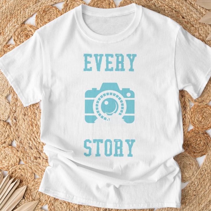 Every Picture Tells A Story Book Camera Lens Photography T-Shirt Gifts for Old Men Every Picture Tells A Story Book Camera Lens Photography T-Shirt Gifts for Old Men