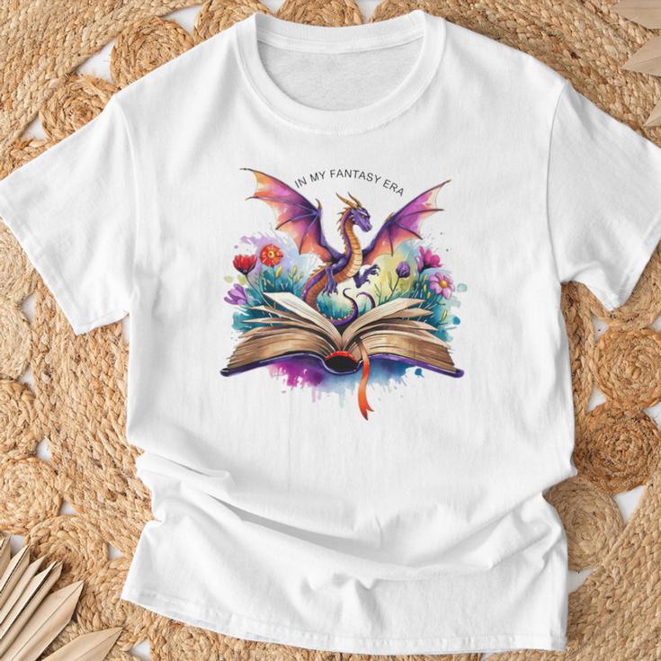 In My Fantasy Era Magic Dragon Book T-Shirt Gifts for Old Men In My Fantasy Era Magic Dragon Book T-Shirt Gifts for Old Men