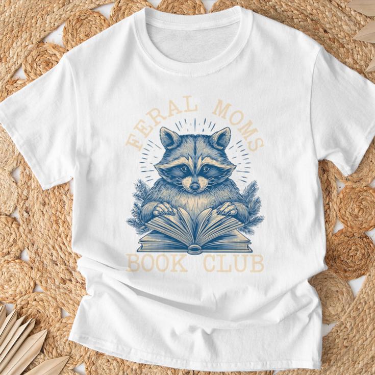 Feral Moms Book Club T-Shirt Gifts for Old Men