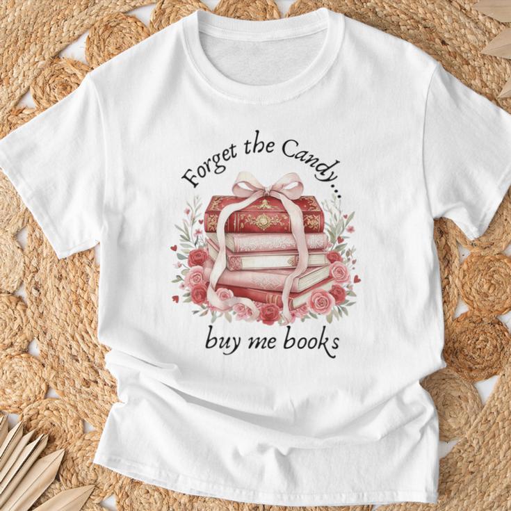 Forget The Candy Buy Me Book Premium Tri-Blend T-Shirt Gifts for Old Men