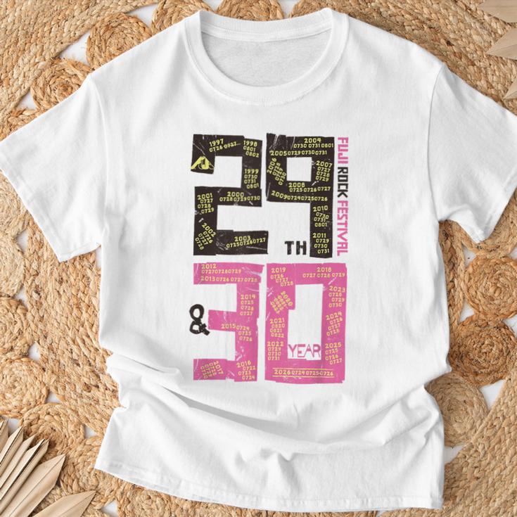 Fuji Rock 2026 29Th & 30Year Amazon Limited Yellow Tシャツ 高齢者への贈り物