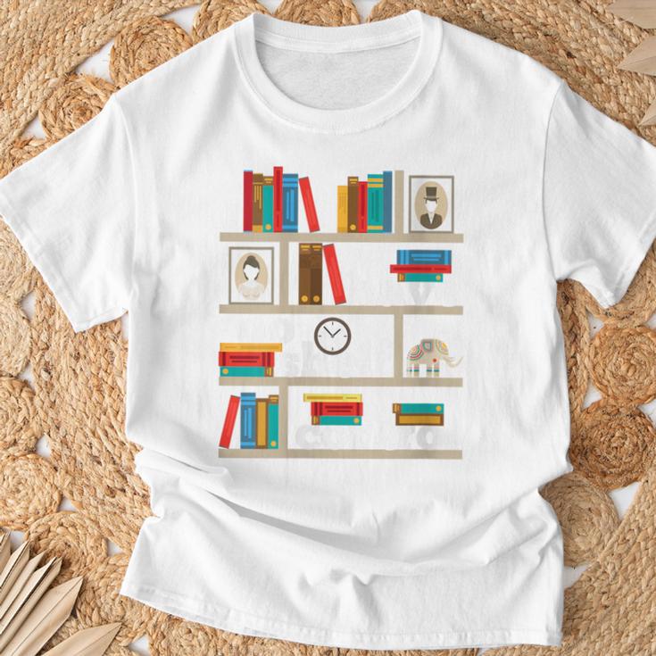 FUNNY NO SELF SHELF CONTROL READING BOOKS BOOKWORM BOOK PUN T-Shirt Gifts for Old Men FUNNY NO SELF SHELF CONTROL READING BOOKS BOOKWORM BOOK PUN T-Shirt Gifts for Old Men