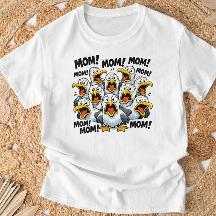 Seagull Mom Mother's Day Bird Animal Mother Bird T-Shirt Gifts for Old Men Seagull Mom Mother's Day Bird Animal Mother Bird T-Shirt Gifts for Old Men