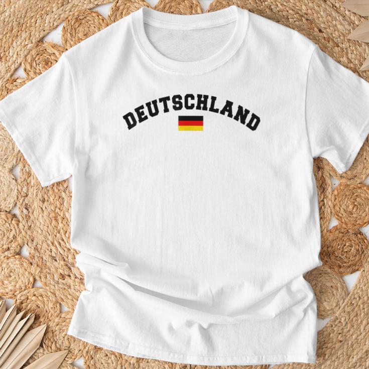 Germany Footballoccerports Outfit ドイツサッカースポーツ国旗女性男性男性子供 Tシャツ 高齢者への贈り物