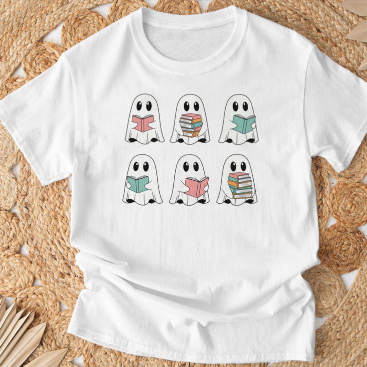 Ghost Books T-Shirt Gifts for Old Men
