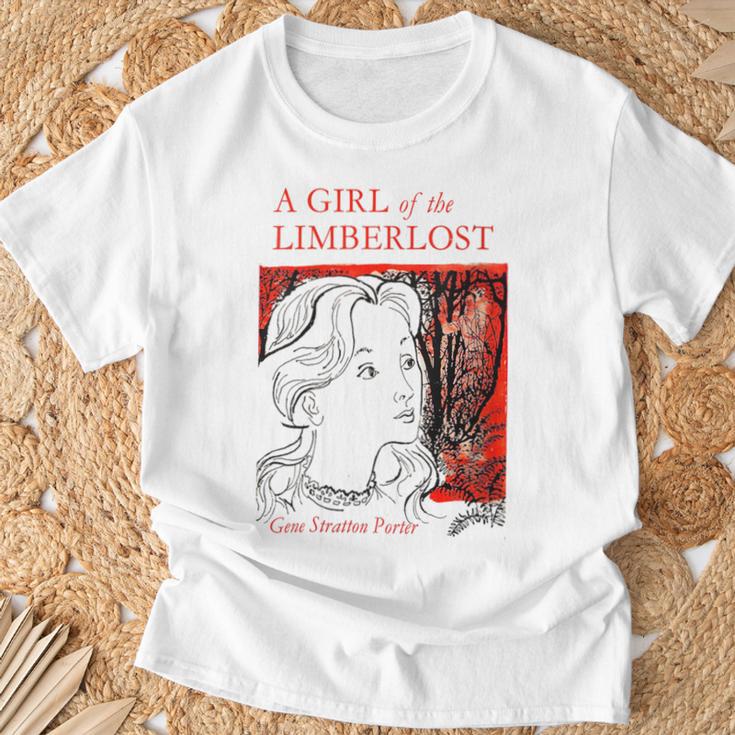 A Girl Of The Limberlost Gene Stratton-Porter Book Cover T-Shirt Gifts for Old Men A Girl Of The Limberlost Gene Stratton-Porter Book Cover T-Shirt Gifts for Old Men