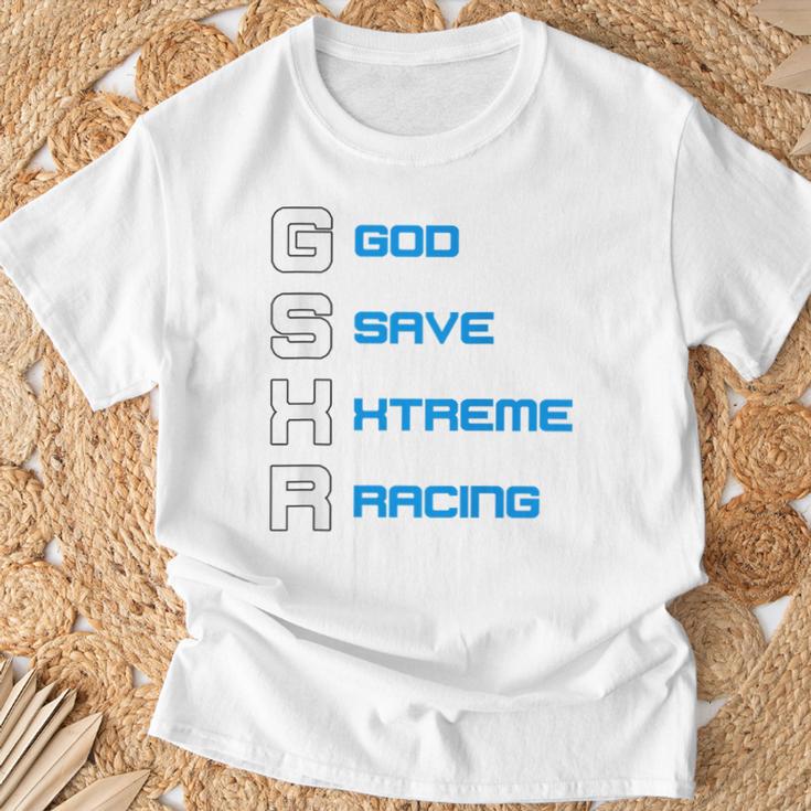 Gixxer、Evolution、Gsxr、ロードレース、オートバイ、オートバイ、バイク。 Tシャツ 高齢者への贈り物